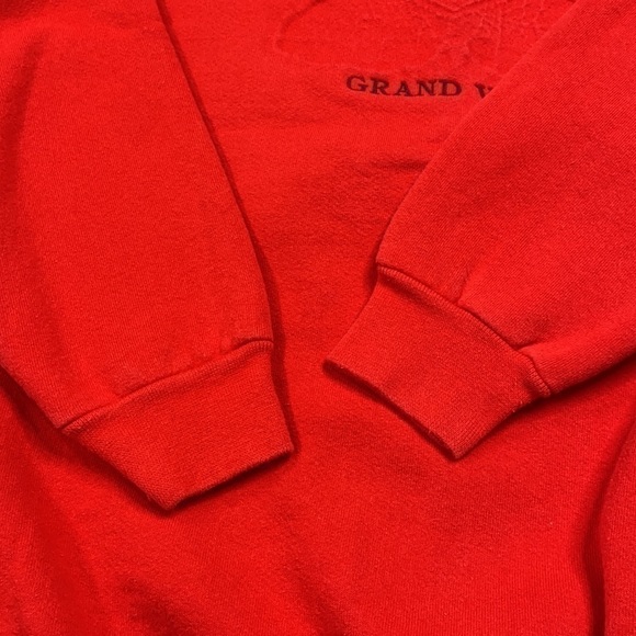 Vintage SANTEE HVYWT Grand View Wisconsin Red Crew Sweatshirt XL - Picture 5 of 6